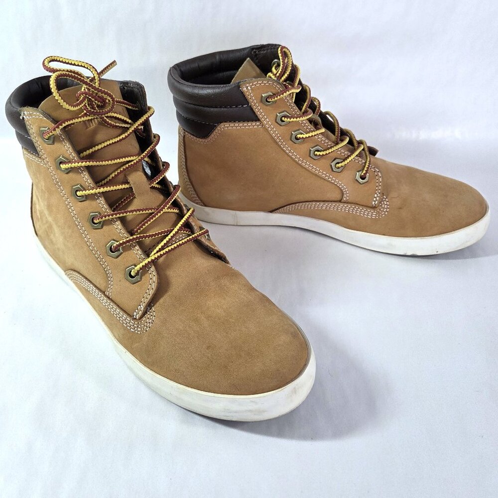 Timberland Amherst Cupsole Wheat Nubuck Ankle Boots Size 8